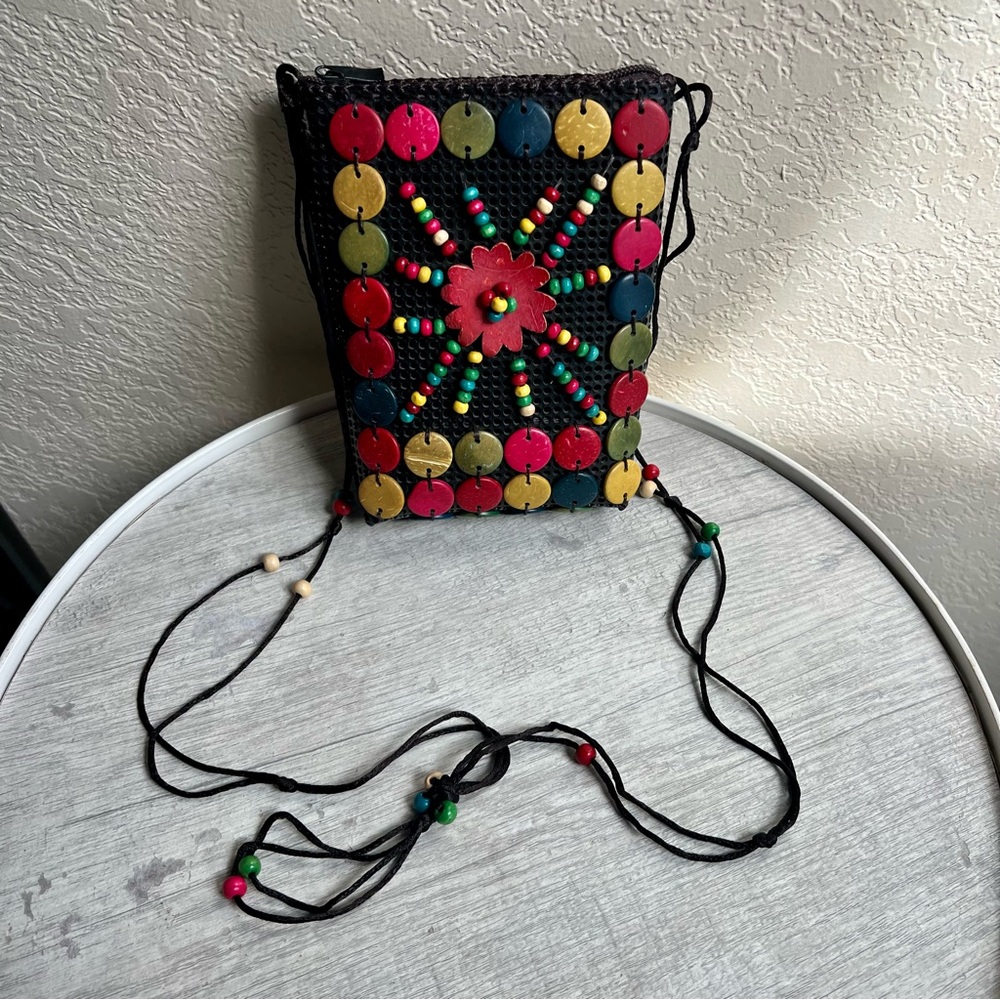 Colorful Beaded Women's Bag